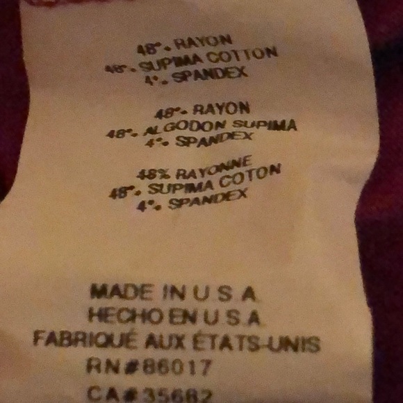 Bebe Sport fuchsia pink casual soft light top - Picture 6 of 6